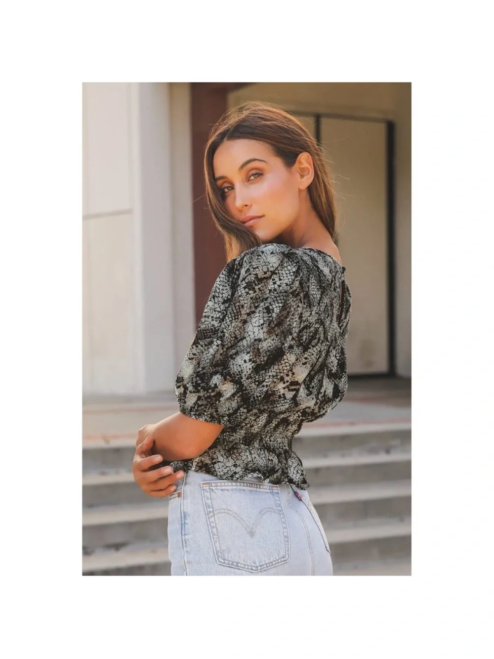Free People smocked waist